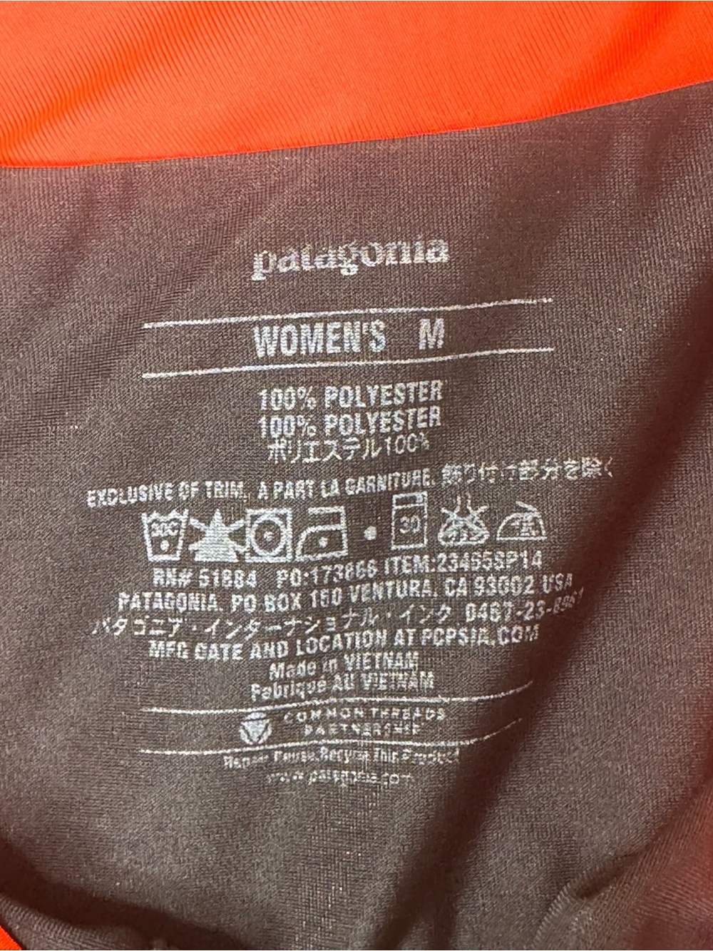 Patagonia Strider Skirt Skort Orange #23465 Women's Size Medium - Picture 6 of 9
